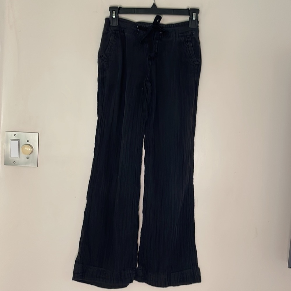 Delia’s Lounge pants draw string flare black Jrs 00
